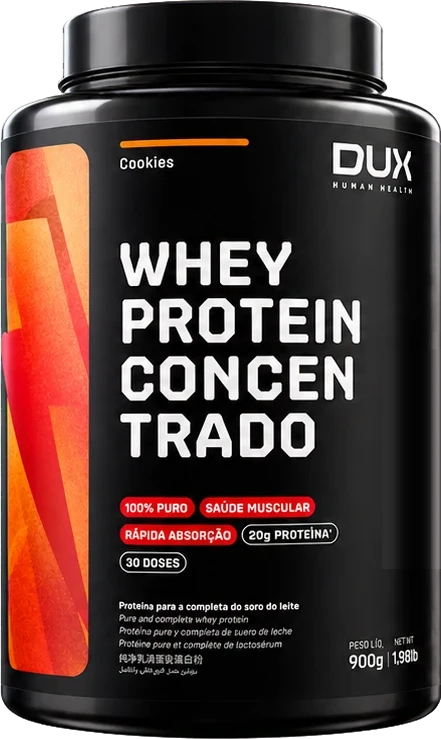 Pote de Whey Protein Concentrado DUX Human Health